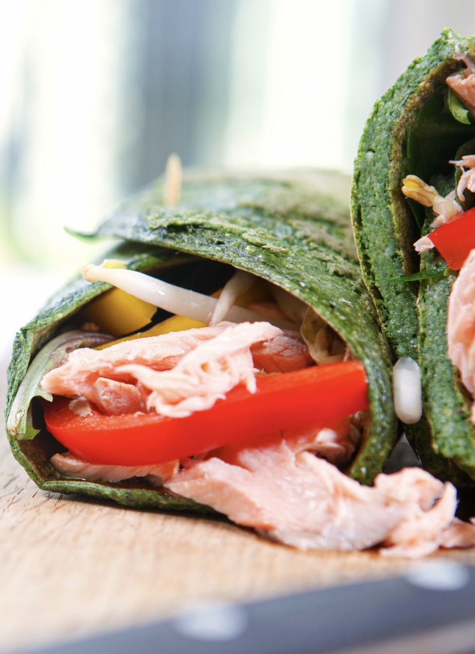 Spinat med laks opskrift