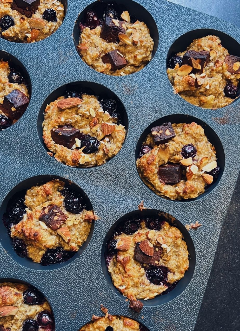 Breakfast muffins with oatmeal
