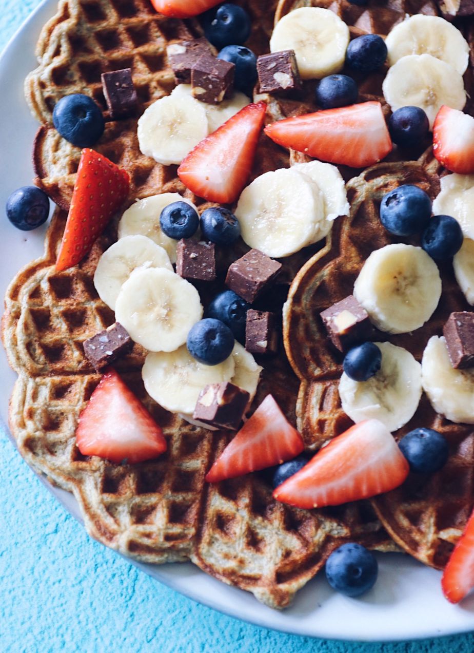 Tasty protein waffles