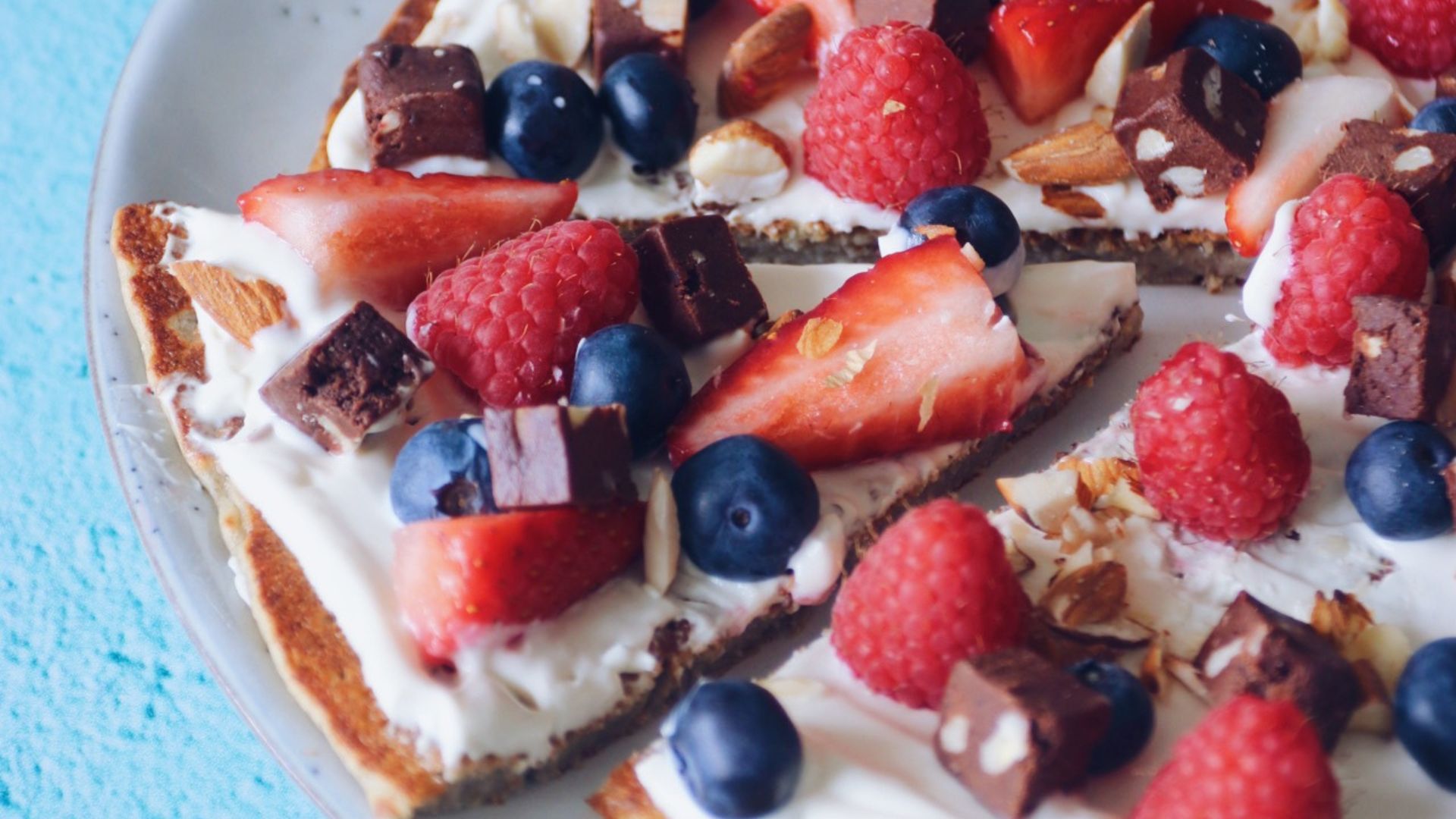 SWEET PROTEIN DESSERT 'PIZZA' The Protein Kitchen